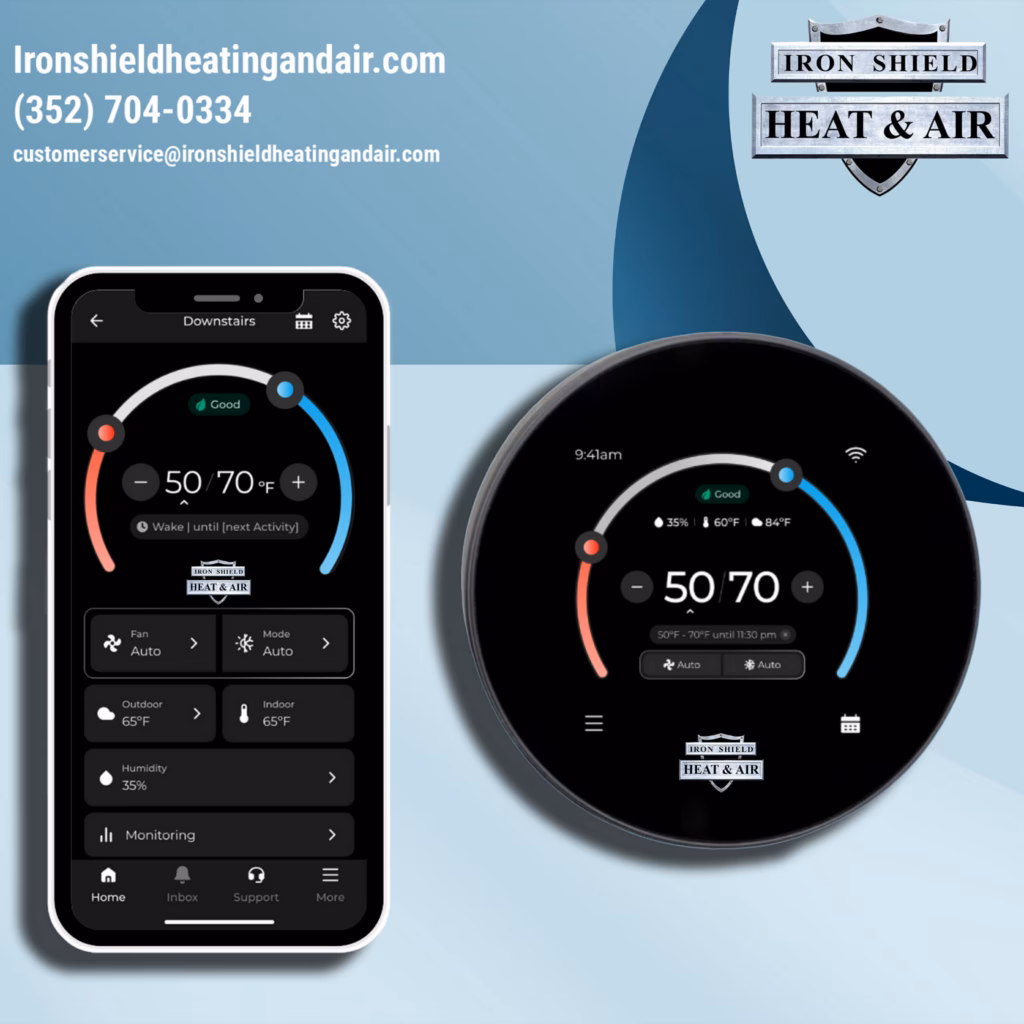 Iron Shield Heating & Air Smart Thermostat