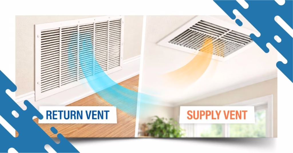 Return Vent vs Supply Vent